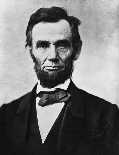 The bearded Abraham Lincoln.