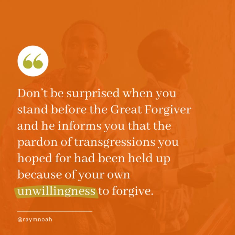 Article- Conditional Forgiveness