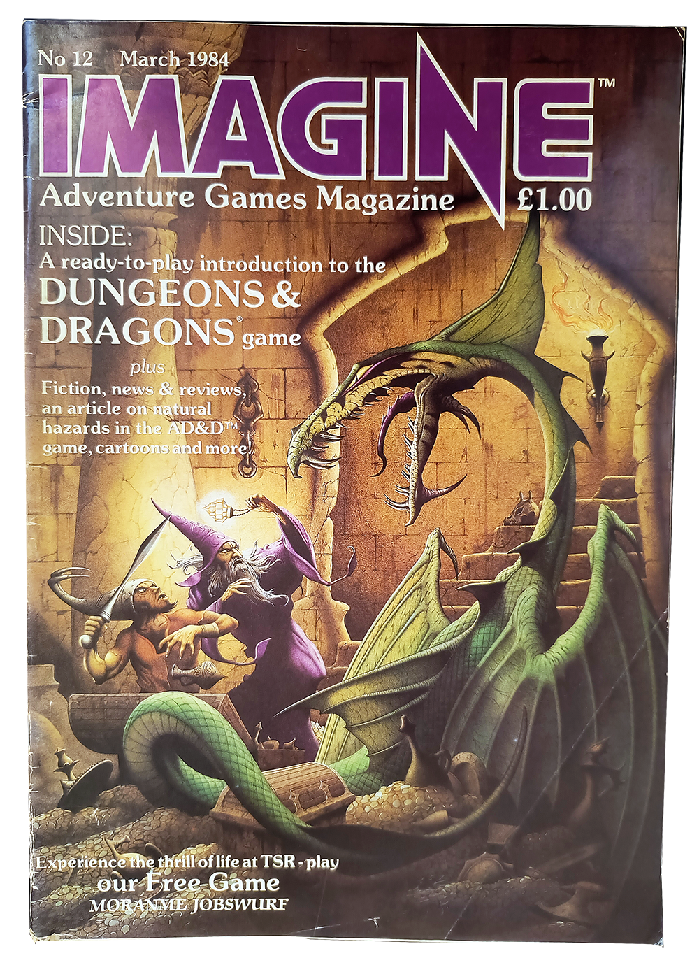 Rediscovered Realms Old School Exploring: IMAGINE Adventure Games Magazine #12