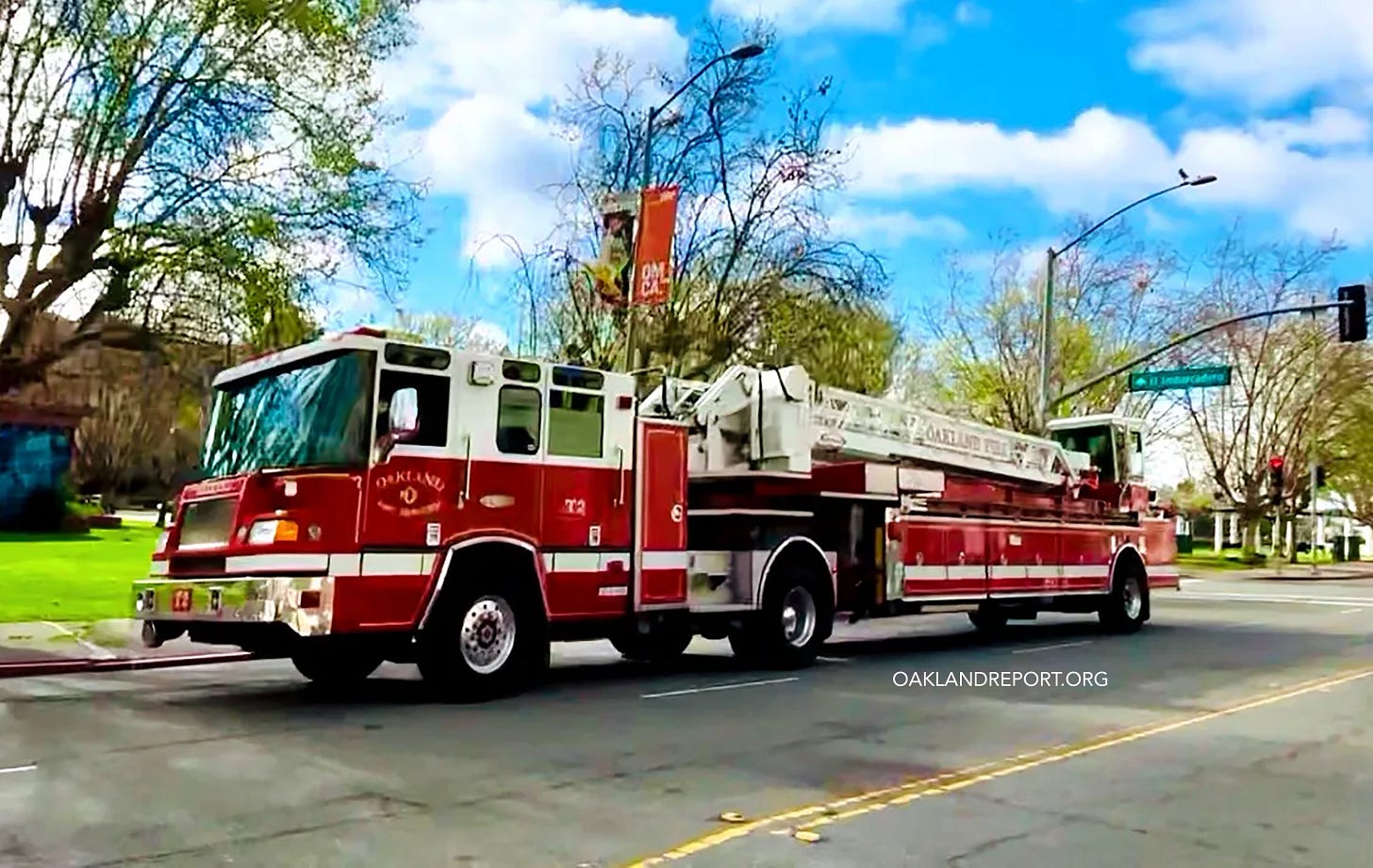 In the mayor’s proposed spending plan, roughly $9.4 million of Measure E’s first-year revenue would be directed to the purchase of fire trucks, fire engines, and ambulances– not services. (Image source: Oakland Report)