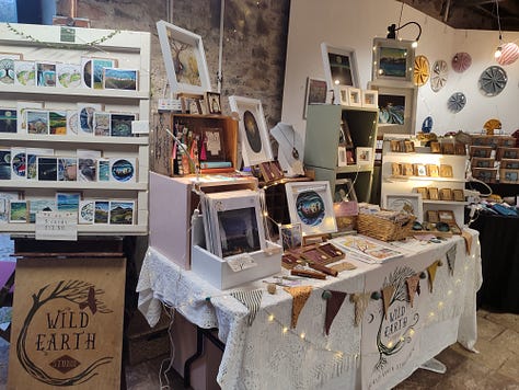 Wild Earth Studio, market stall holder, artisan market 