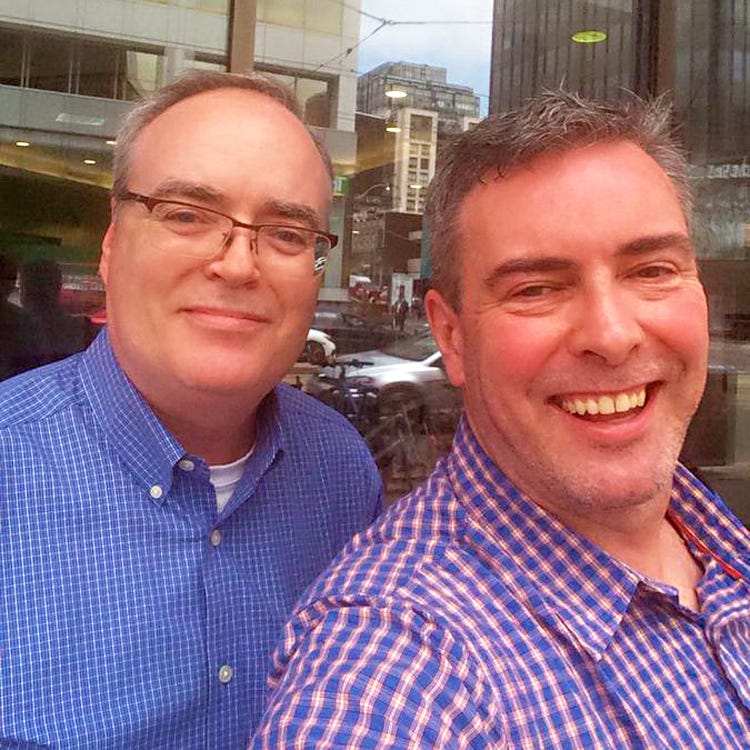 Terry Fallis and Graham Strong