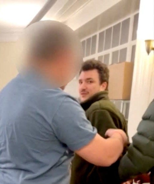 Khalil was grabbed by US Immigration and Customs Enforcement agents March 8 at his Columbia-owned apartment building. via REUTERS