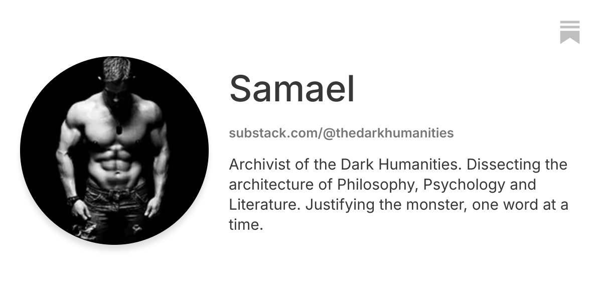 The Dark Humanities | Substack