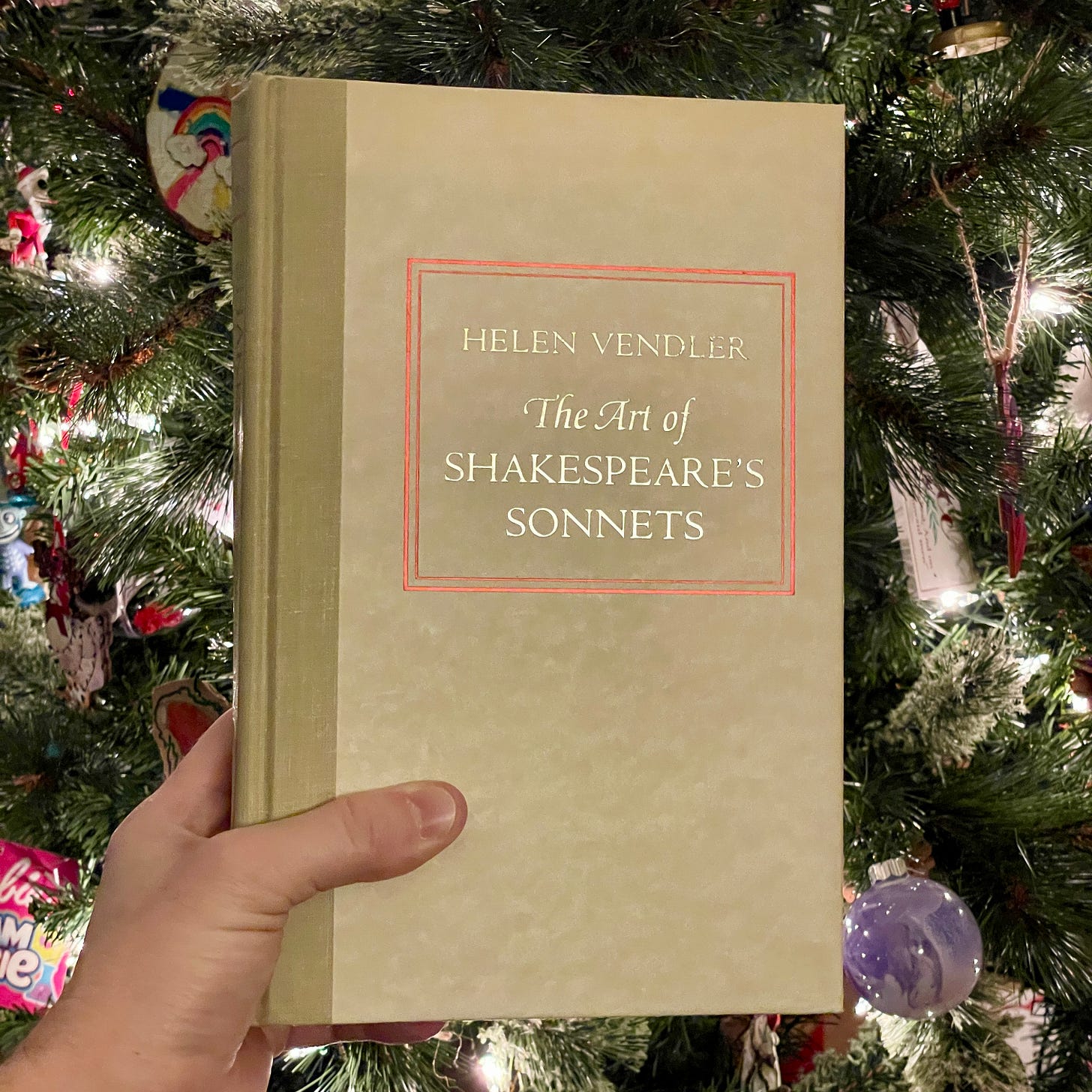 Helen Vendler's The Art of Shakespeare's Sonnets