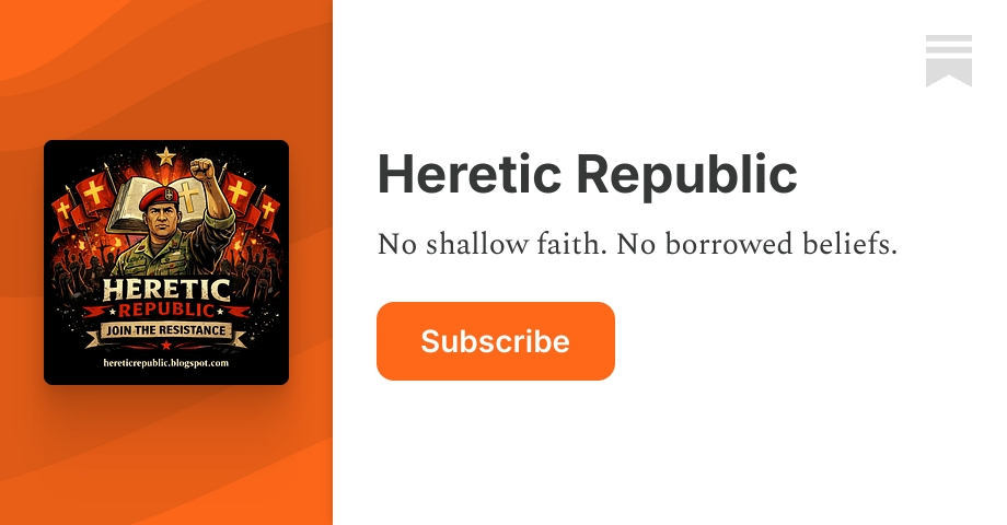 Heretic Republic Substack card