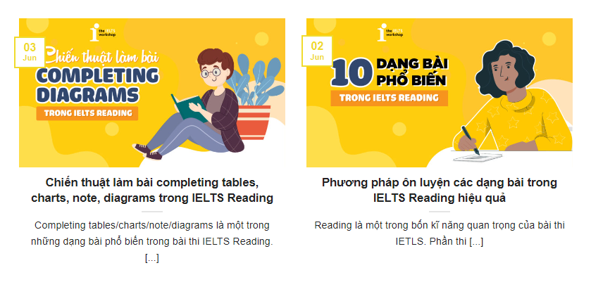 Các tuyến bài blog đi sâu vào từng kỹ năng cụ thể