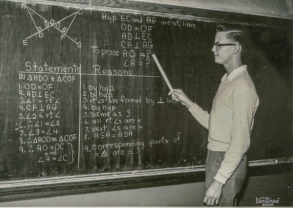 Geometry class and basketball team