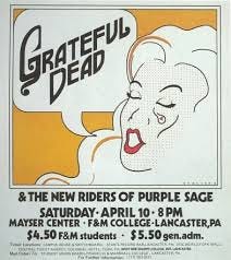 Franklin & Marshall College - Poster | Grateful Dead Franklin & Marshall College - Poster | Grateful Dead