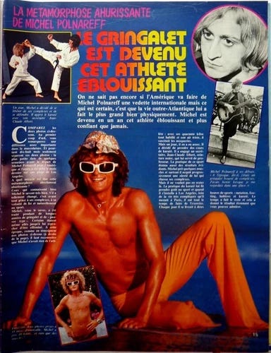 Michel Polnareff = Corte De Prensa 1 Páginas 1975 / Recorte de Prensa - Imagen 1 de 1