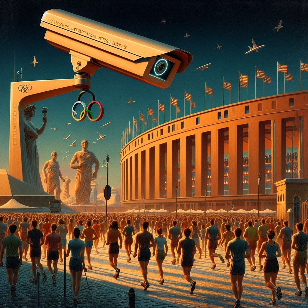 Olympische spiele überwachung künstliche intelligenz orwell 1984 hellenische kunst