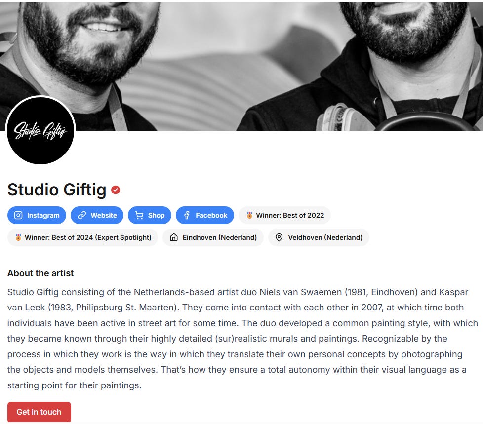 Why artists should verify their artist page on Street Art Cities