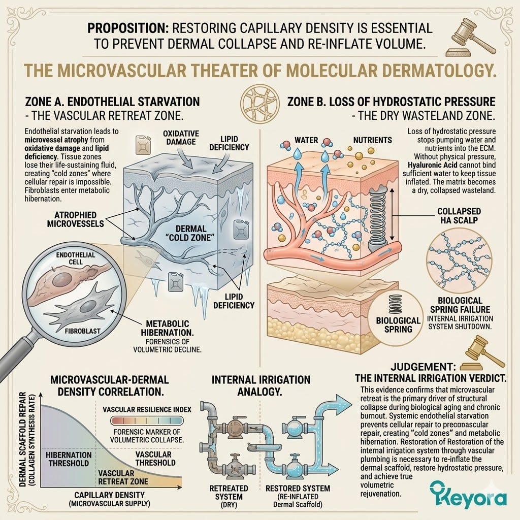 Systemic Regulator reversing Capillary Retreat and Endothelial Starvation to restore Hydrostatic Pressure and ATP Synthesis for Neurological Sovereignty. Systemic Regulator reversing Capillary Retreat and Endothelial Starvation to restore Hydrostatic Pressure and ATP Synthesis for Neurological Sovereignty.