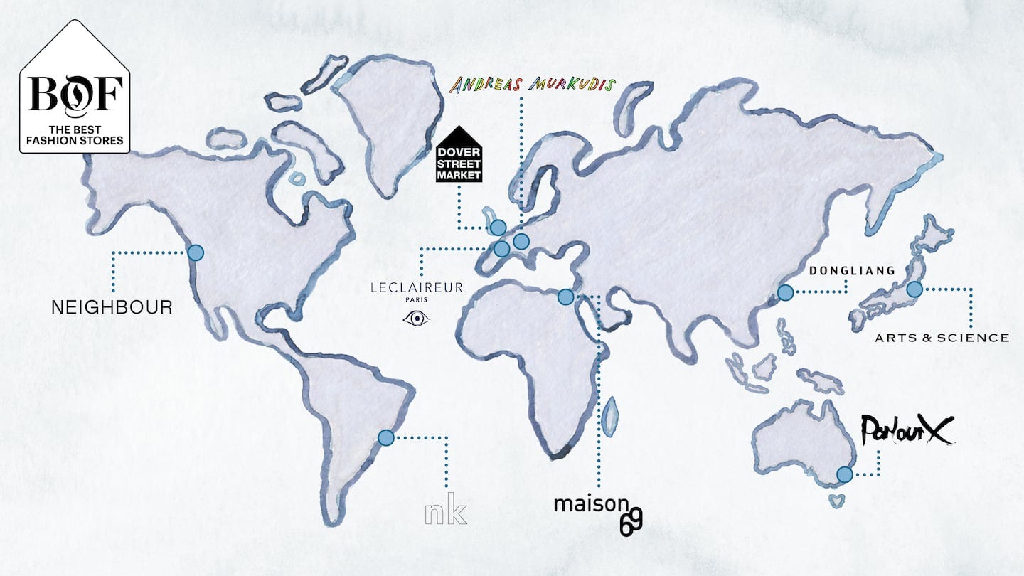 Map of independent retail