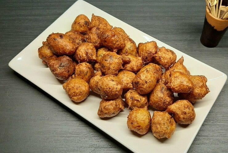 Buñuelos de bacalao