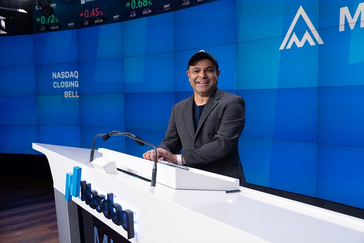Rahul Mewawalla Ringing NASDAQ Closing Bell