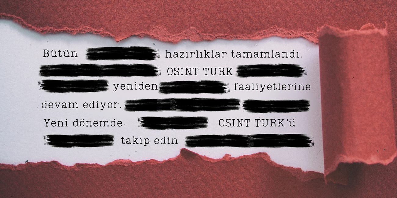 OSINT TURK'te hazırlıklar tamamlandı!