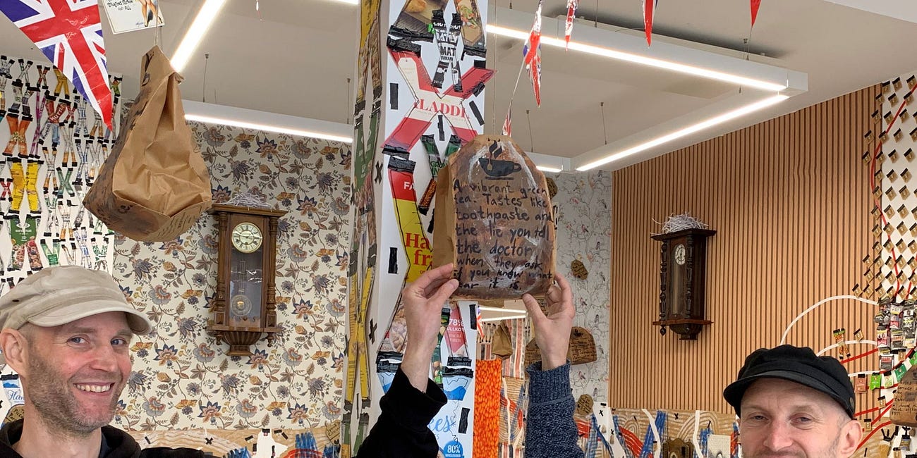 Shopping lists, 'tea bags' and Union Jack in new exhibition 