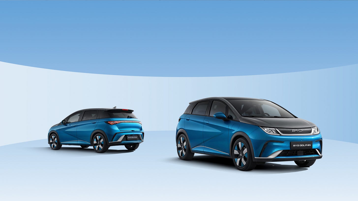 BYD DOLPHIN: ÁGIL Y VERSÁTIL