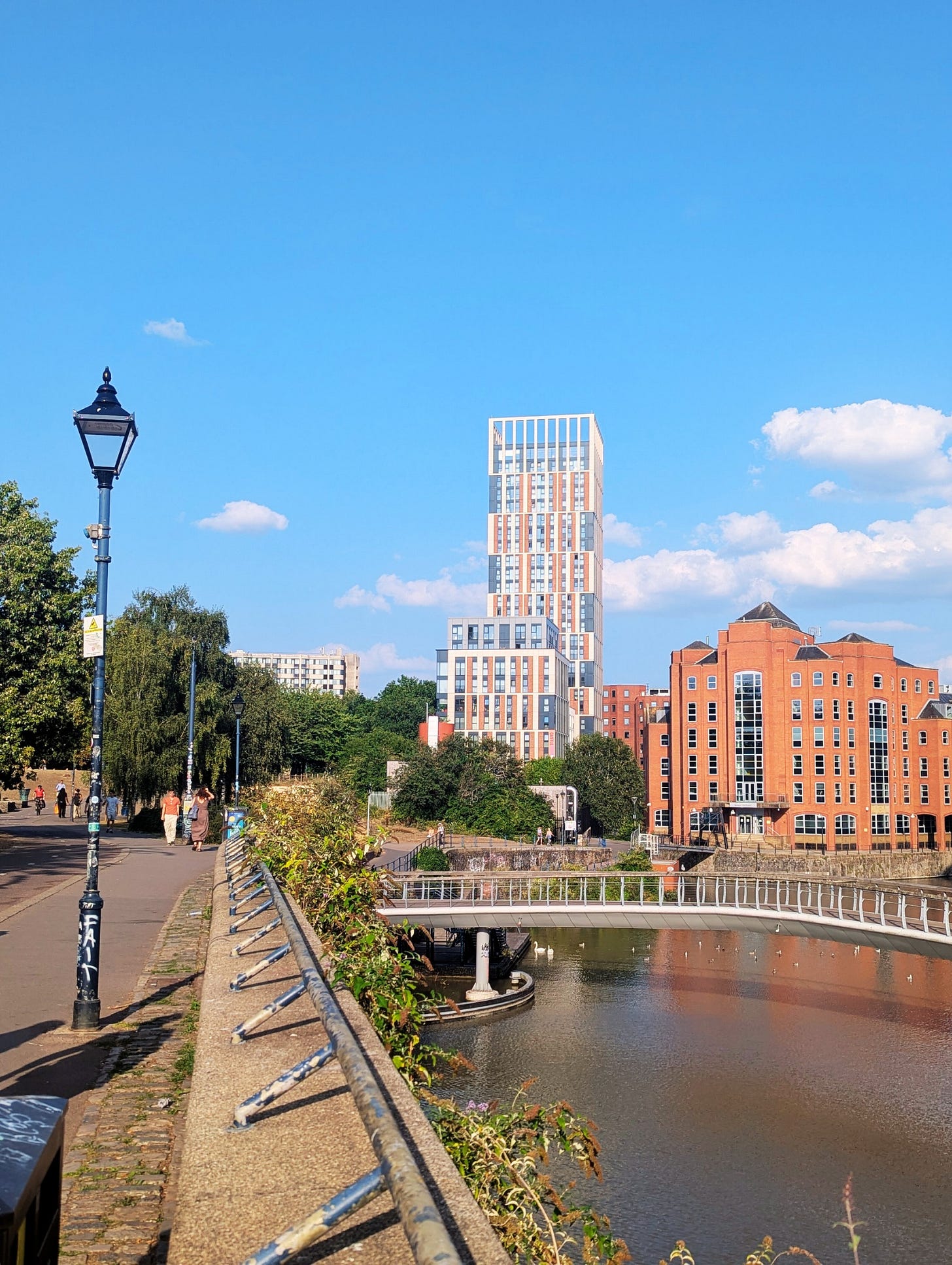 The river Avon next to Castle Park, Bristol, from Never Lost Letters by Stuart Found