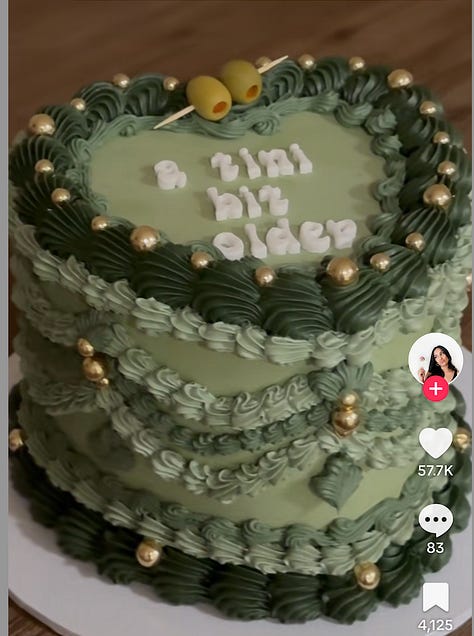 birthday cake trend