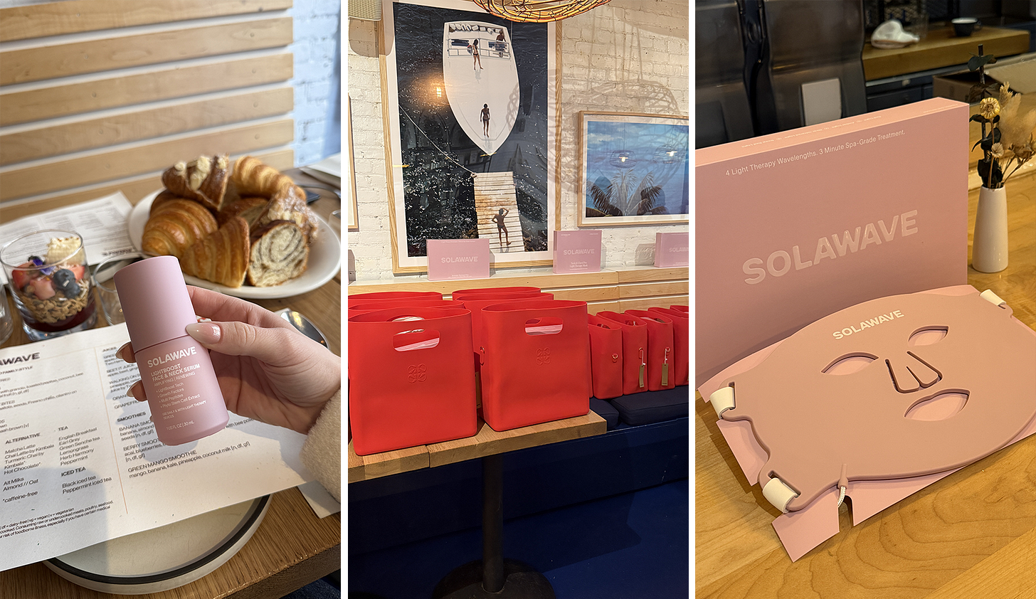 Solawave LED mask and products