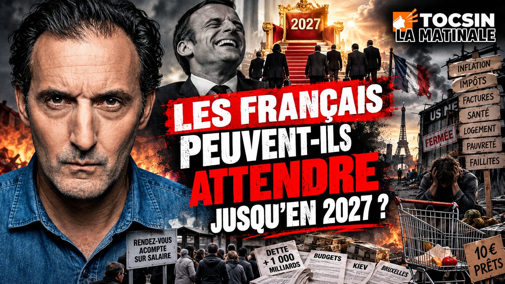 (Vidéo) Les Français n’ont pas le temps d’attendre jusqu’à cette présidentielle de malheur !