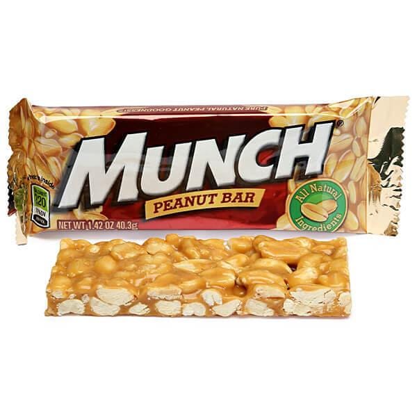 Munch Nut Candy Bars: 36-Piece Box - Candy Warehouse