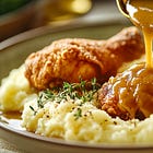 🍗 Copycat KFC Fried Chicken with Mashed Potatoes and Gravy! 