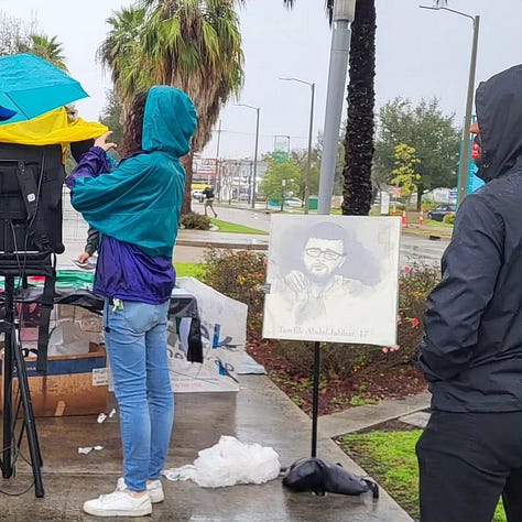 Photos from a die in rally Daniel attended. 