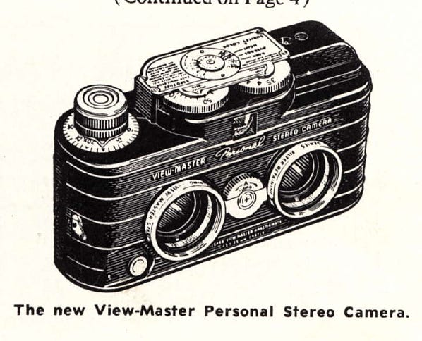 View-Master's Personal Stereo Camera System