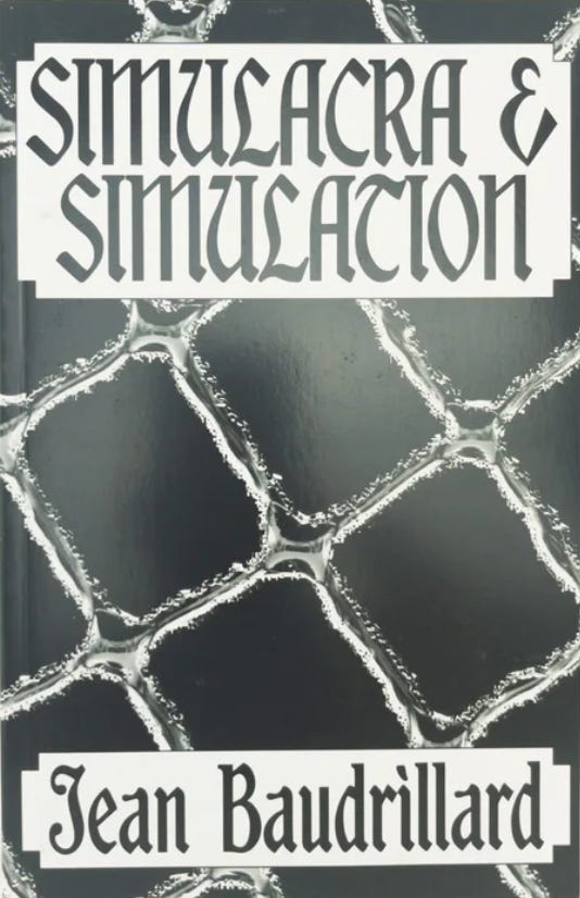 Jean Baudrillard - Simulacra &amp; Simulation [Revised 2024] - Printed  Matter