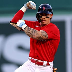 Jarren Duran hits his league-leading 9th triple, on pace to break Red Sox team record