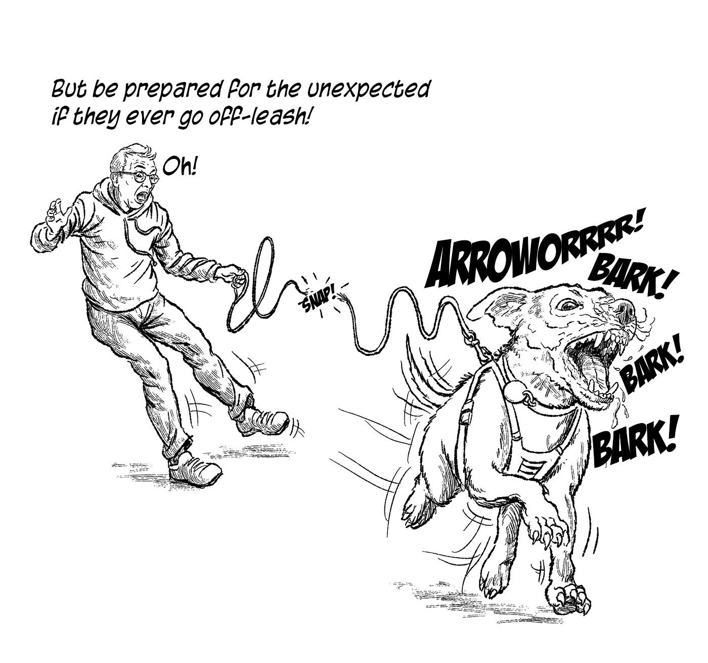 The importance of Good Training frame 3 of 5 comic by E.R. Flynn