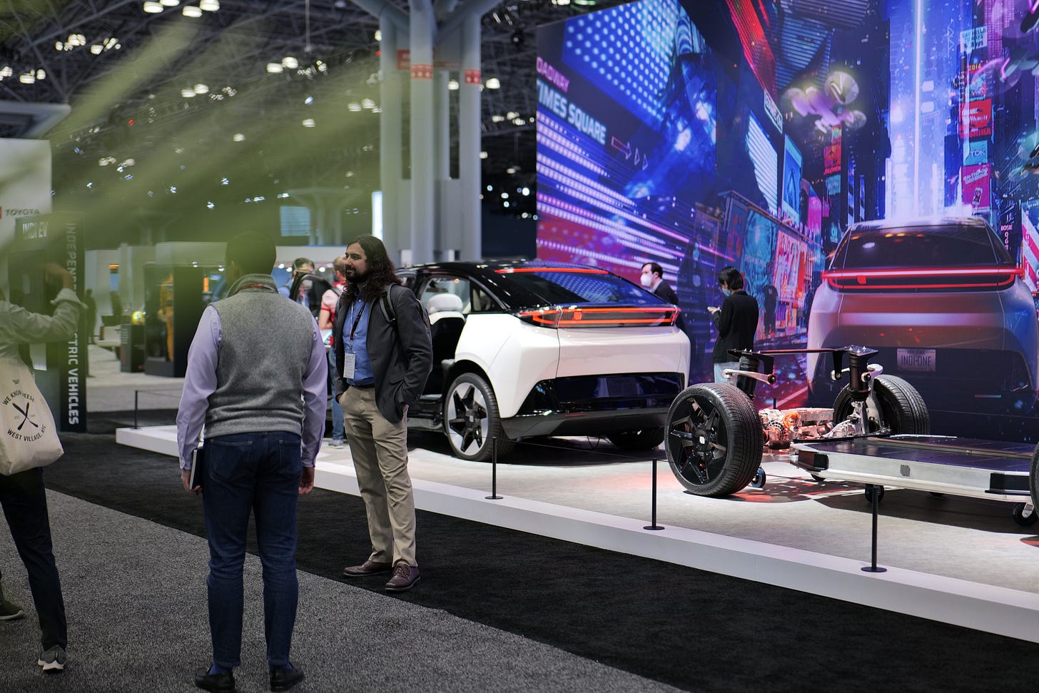 Indi EV, a California-based, EV startup was present with their Indi One.
