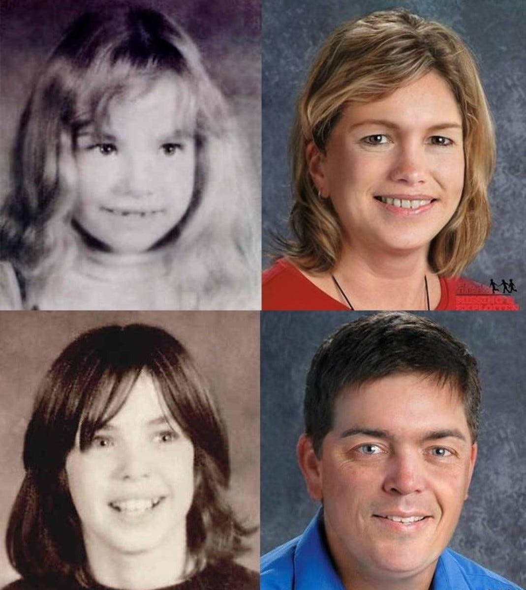 Age progression pictures of the missing siblings Age progression pictures of the missing siblings