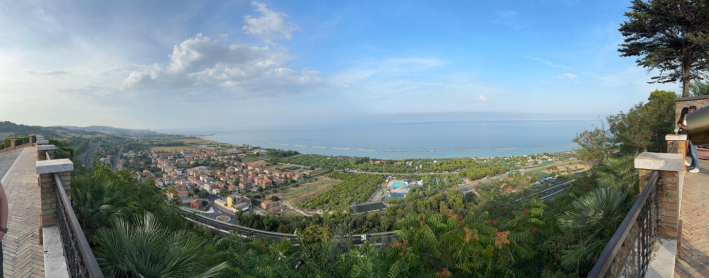 The view from Torre di Palme