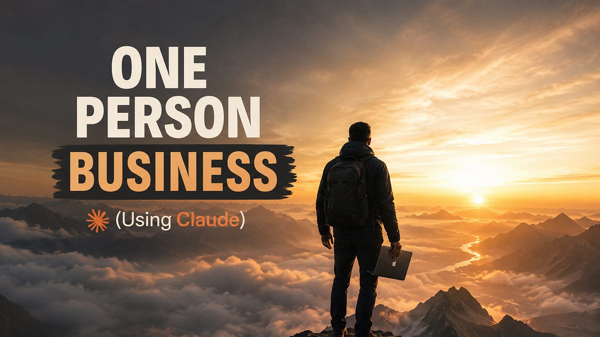 The One-Person Business, Built on Claude
