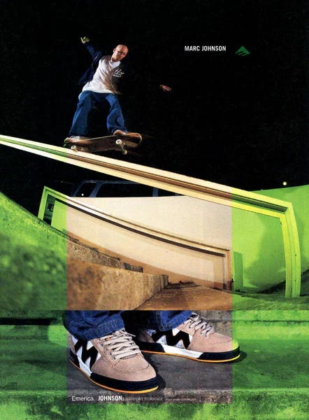 Marc Johnson Emerica ad.