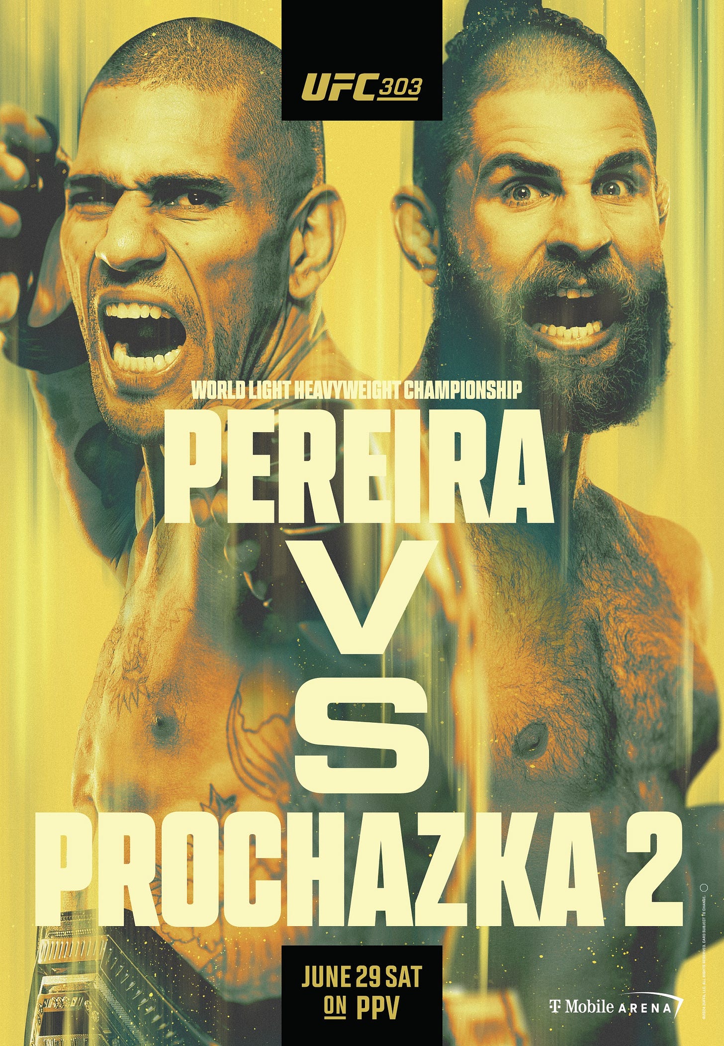 New UFC 303 poster still features Alex Pereira and Jiri ...