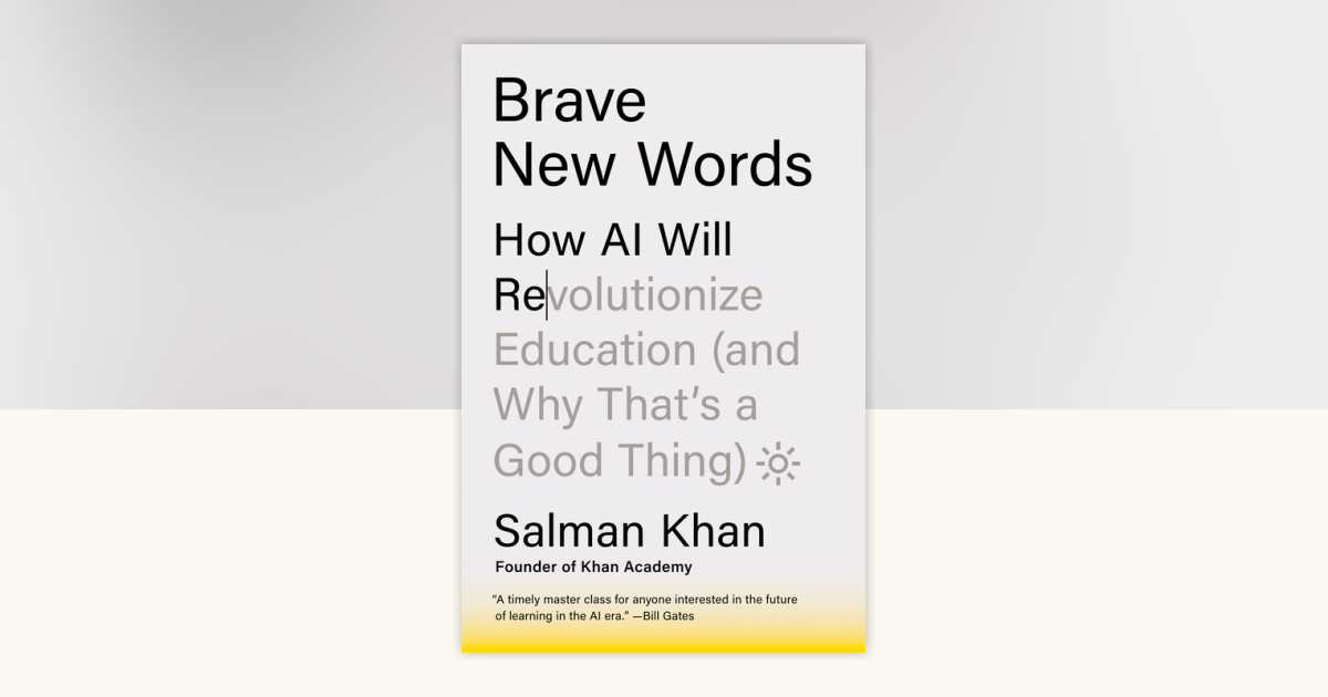 Brave New Words by Salman Khan: 9780593656952 | PenguinRandomHouse.com: Books Brave New Words by Salman Khan: 9780593656952 | PenguinRandomHouse.com: Books
