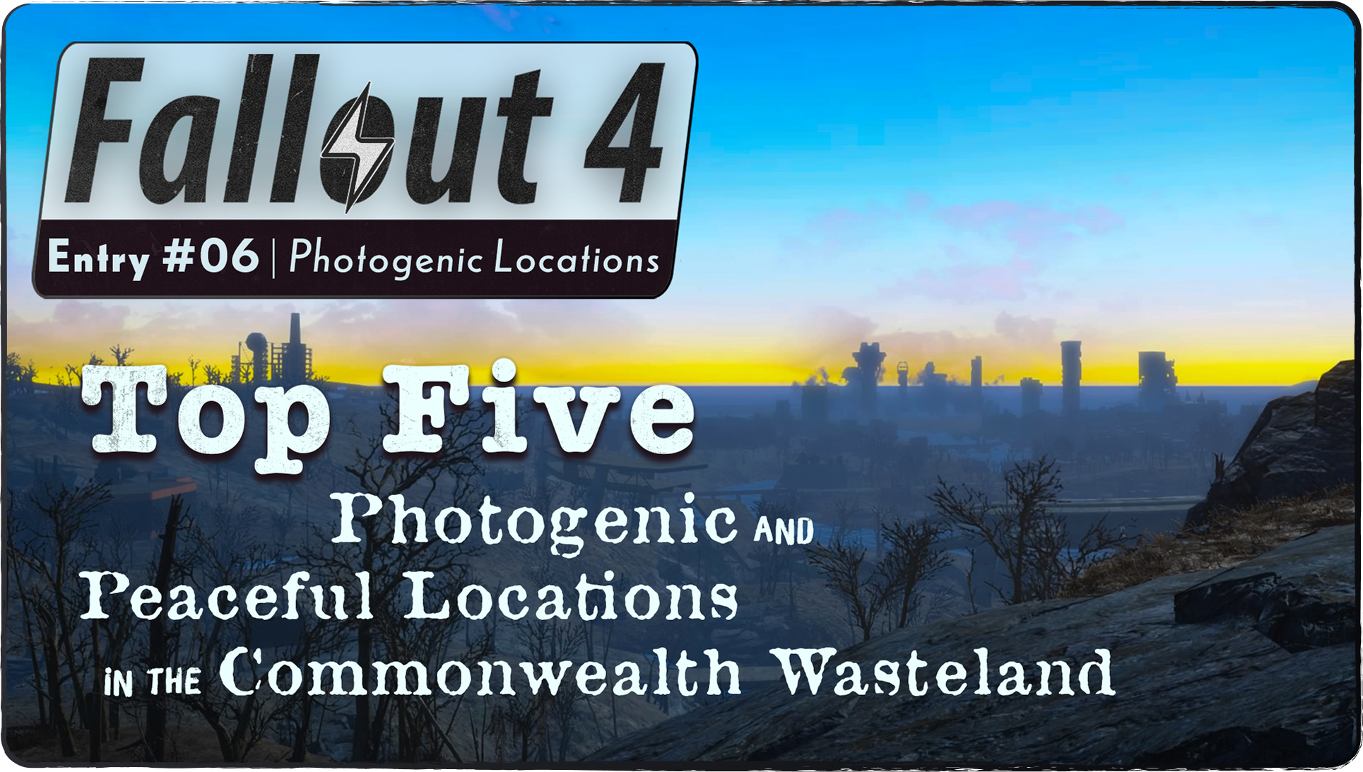 Header image for this article on Fallout 4!