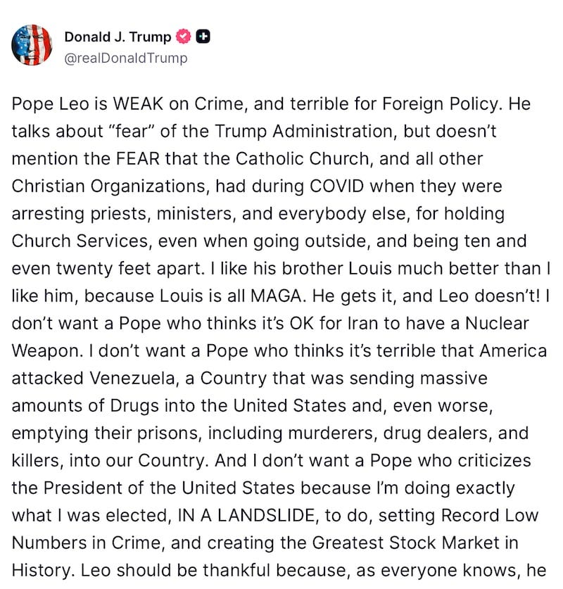 Trump Finally Deletes Crazed Christ Post Even MAGA Hates