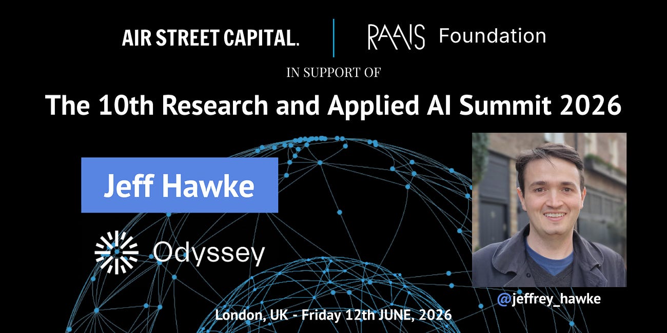 Announcing Jeff Hawke (Odyssey) at RAAIS 2026