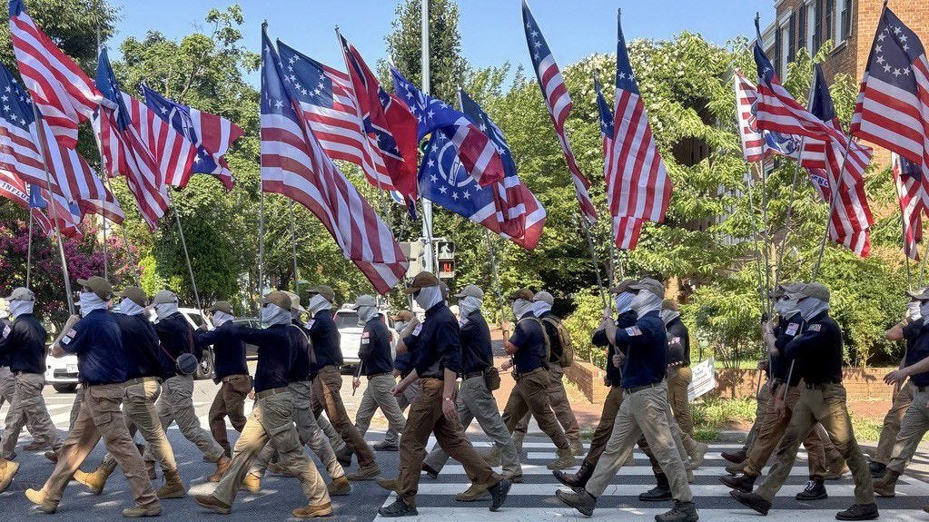 White supremacist group marches on U.S. Capitol on July 4