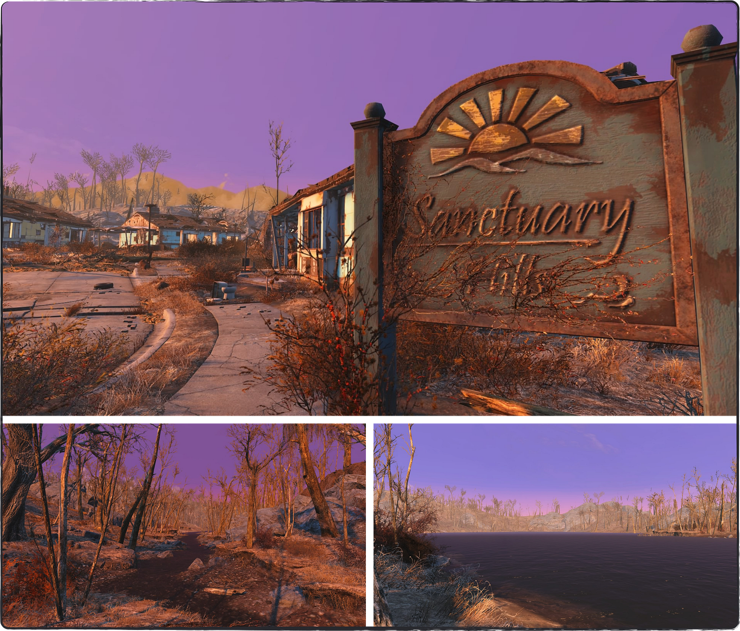 Sanctuary Hills during an evening sunset!