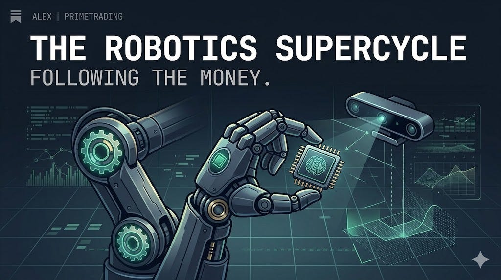 The Physical AI Supercycle: Following the Money in the Robotics Buildout