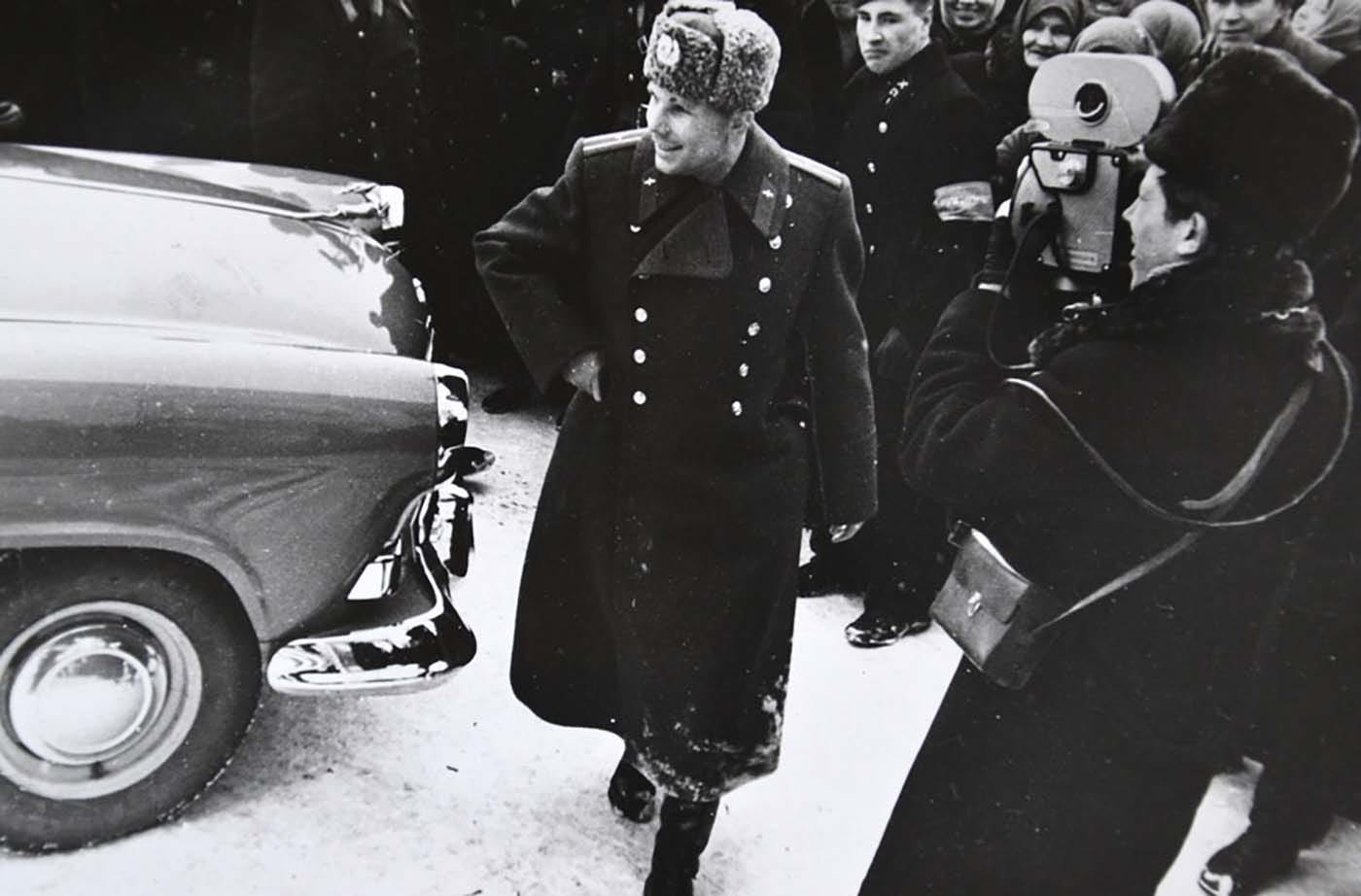 The son of a carpenter on a collective farm, Gagarin graduated as a molder from a trade school near Moscow in 1951. The son of a carpenter on a collective farm, Gagarin graduated as a molder from a trade school near Moscow in 1951.