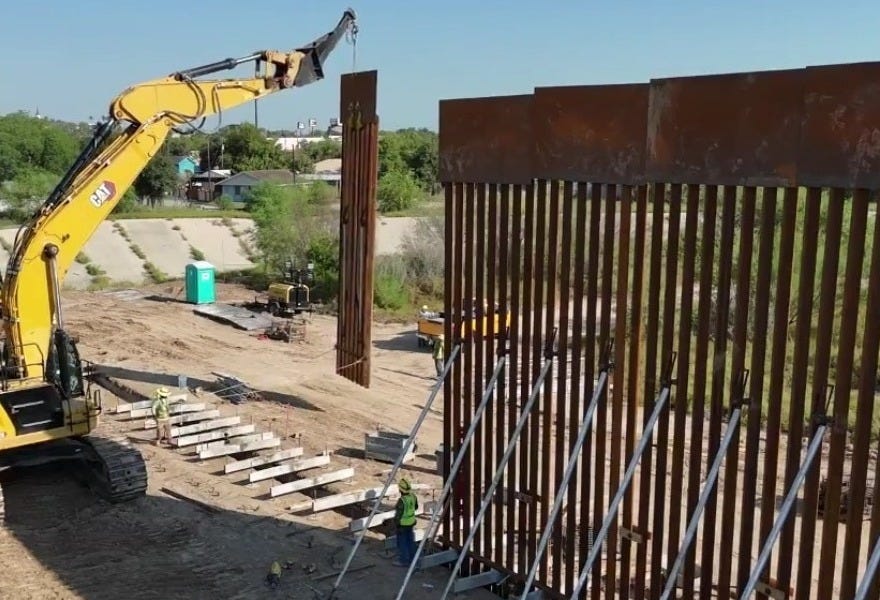 Border Wall Expansion Underway