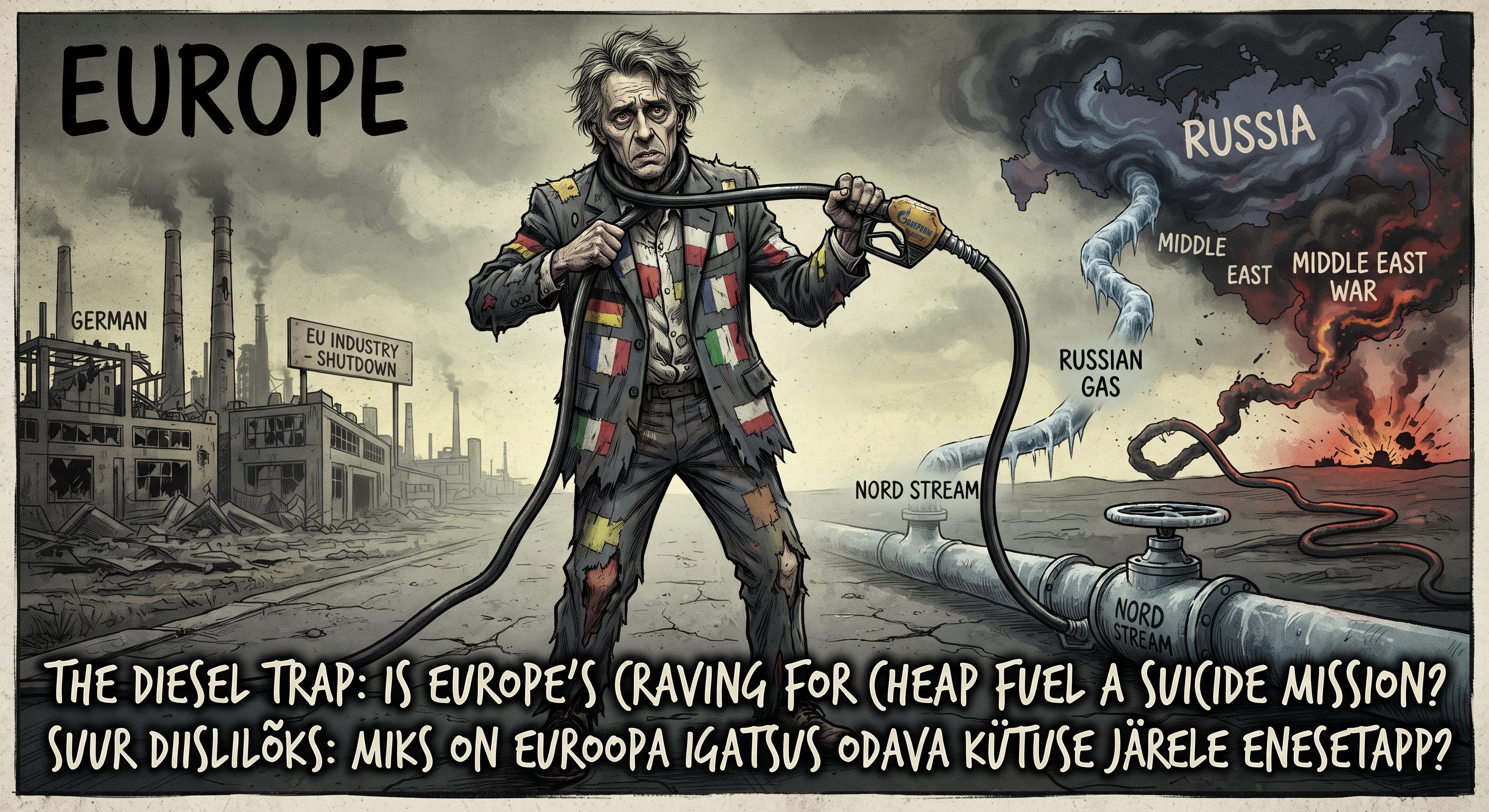 The Great Diesel Trap: Why Europe’s Craving for Cheap Russian Fuel Is a Suicide Mission!